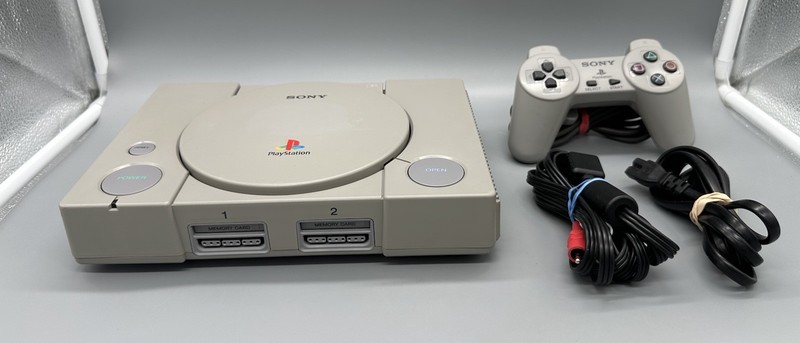 Sony PlayStation 1 SCPH-9001 Console + Original Controller & Cords – Tested PS1