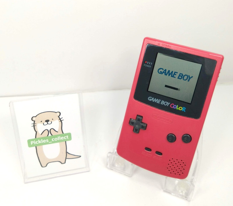 Nintendo CGB-001 Game Boy Color Red Console only Tested GB GBC 0506F