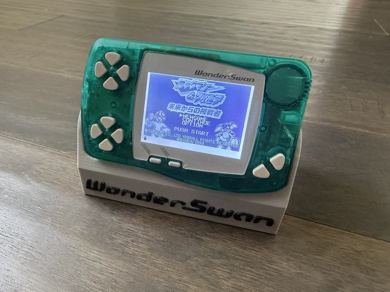 Bandai WonderSwan Mod Backlight For Original Screen – Skeleton Green