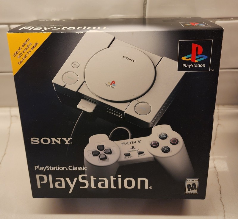 PlayStation Classic – Factory Sealed | Final Fantasy VII, Tekken 3, Metal Gear
