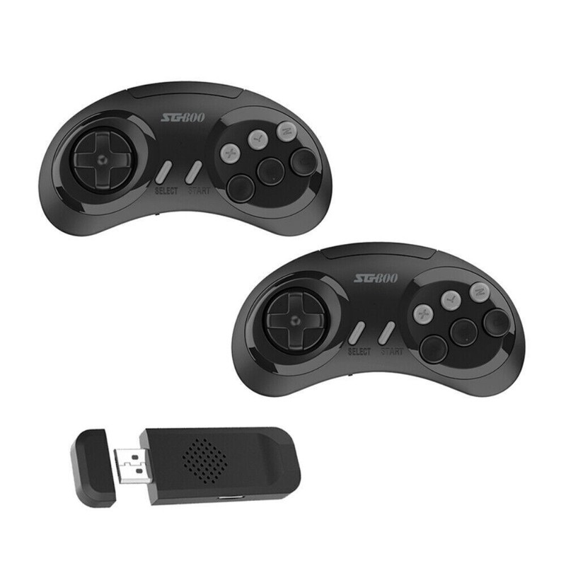 HDMI Retro TV Game Stick Console With 1500+ Games For Sega Genesis 2 Controllers gallery