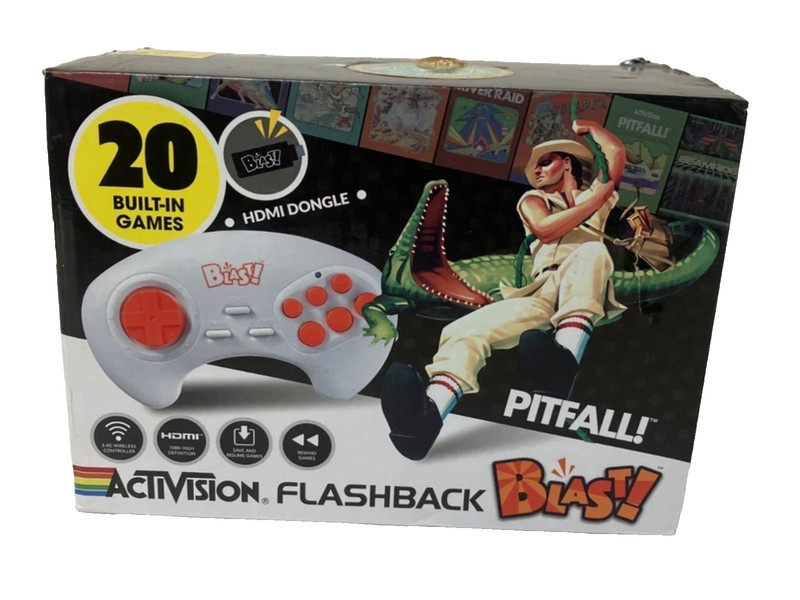ACTIVISION FLASHBACK BLAST! Pitfall Retro Gaming System W/20 Games 2018 Kids Toy