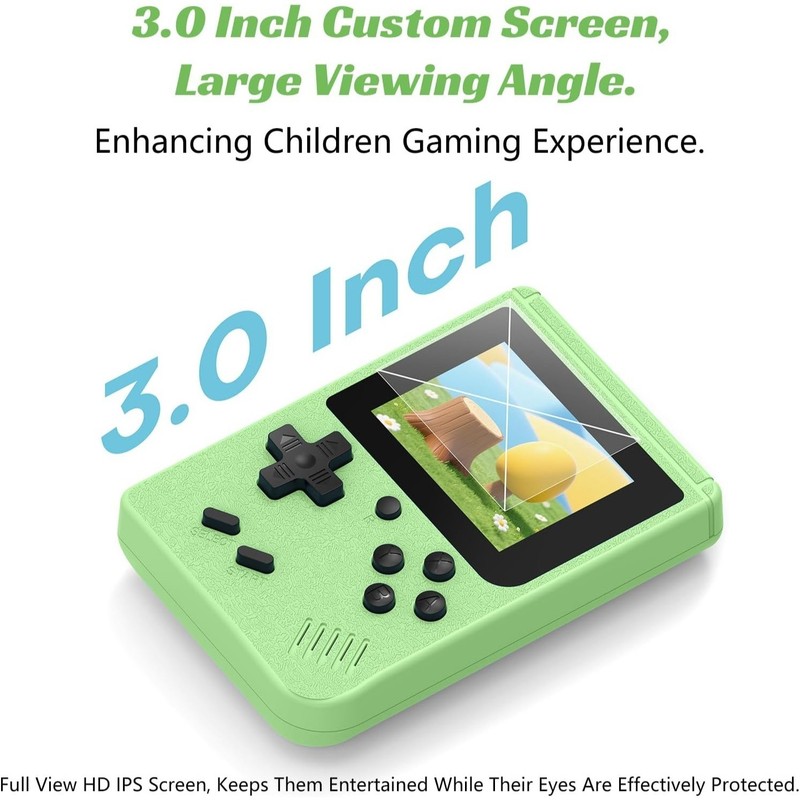 Retro Handheld Games Console, Built-in 400 Video Games, Portable Video Gaming Pl gallery