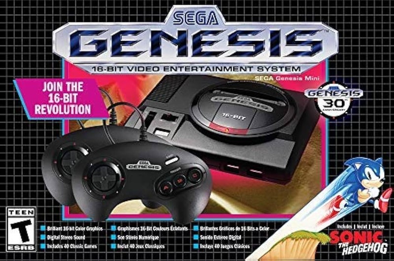 SEGA Genesis Mini Home Game Console – Black