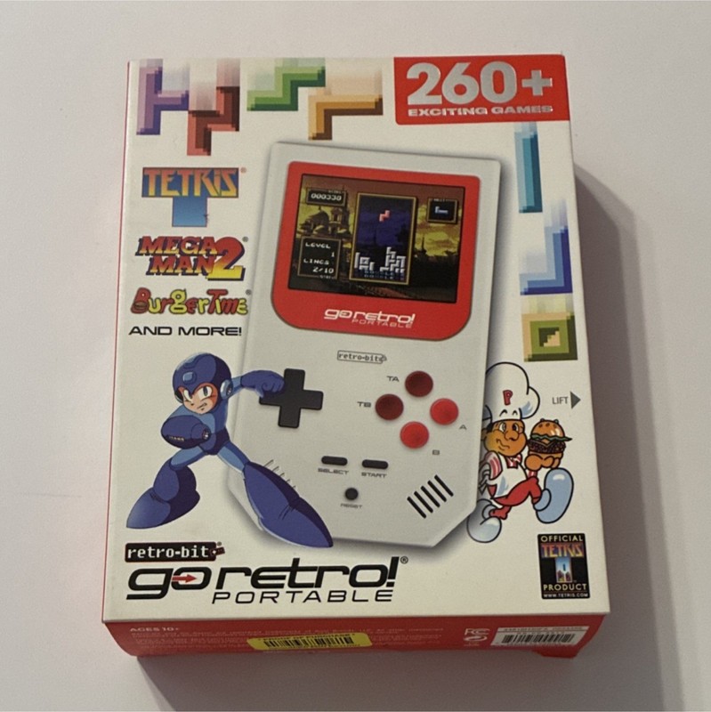 Retro-Bit Go Retro Portable Handheld System 260+ Games 2.8" High Res Screen