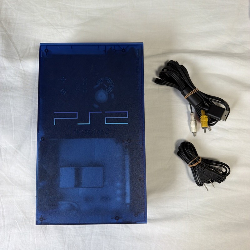 PS2 PlayStation2 Ocean Blue Console Only System SCPH-37000 Limited Edition Japan