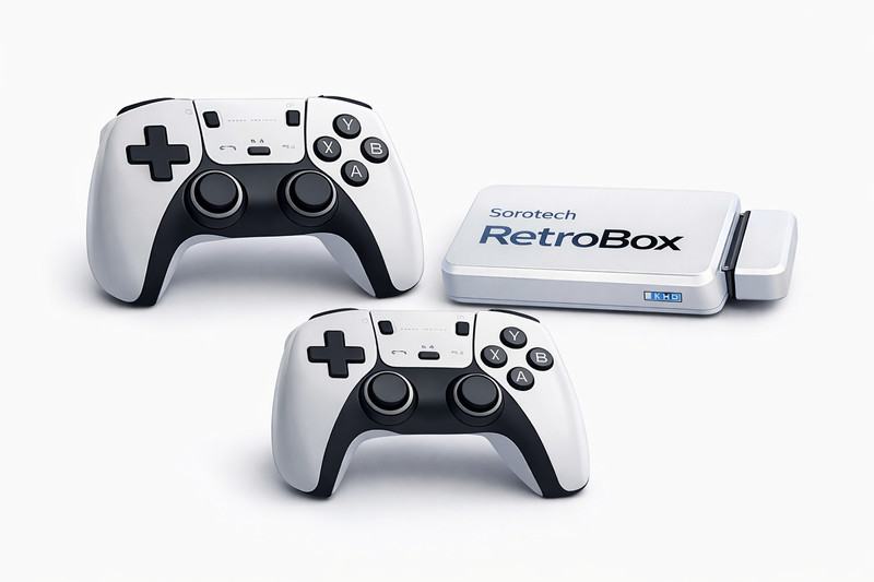 Sorotech RetroBox M15 4K Gaming Console Plug & Play, HDMI, Wireless Controllers gallery