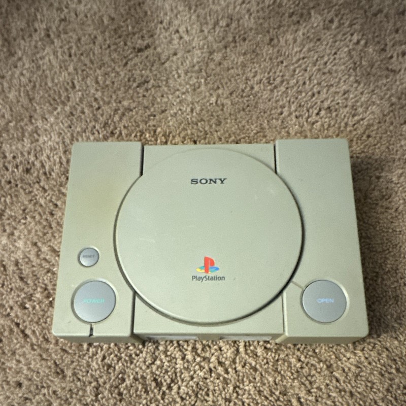 Sony PlayStation PS1 Console SCPH-5501 NTSC-U/C Gray Memory Card Slot, 2 Ctrl gallery