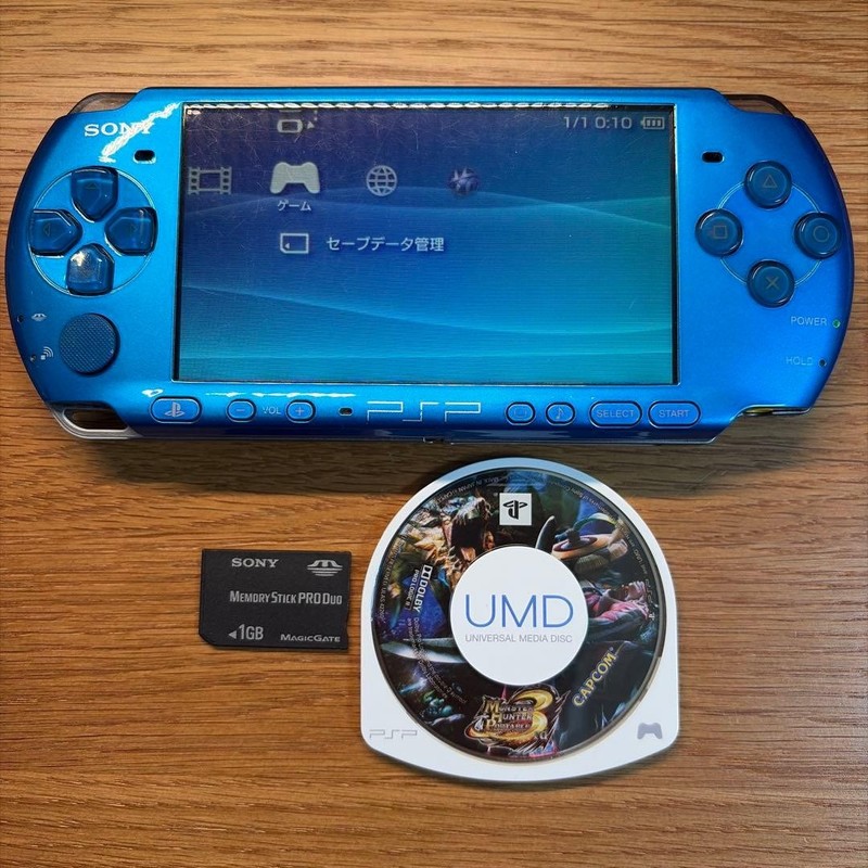 Tested and working: PSP-3000 Vibrant Blue UMD Memory Stick