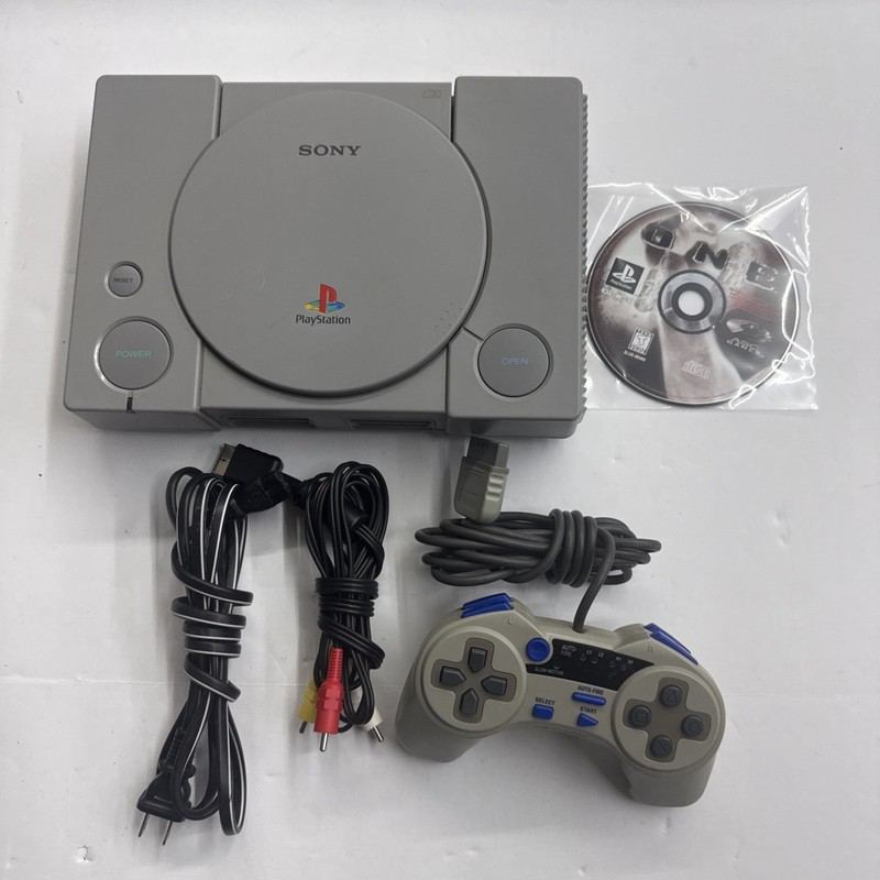 Ps1 – Sony PlayStation 1 Video Game Console – Gray Tested Working #2944