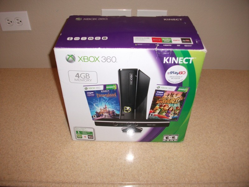 Xbox 360 4GB Kinect Console Disneyland Edition In Box with 13 Games gallery