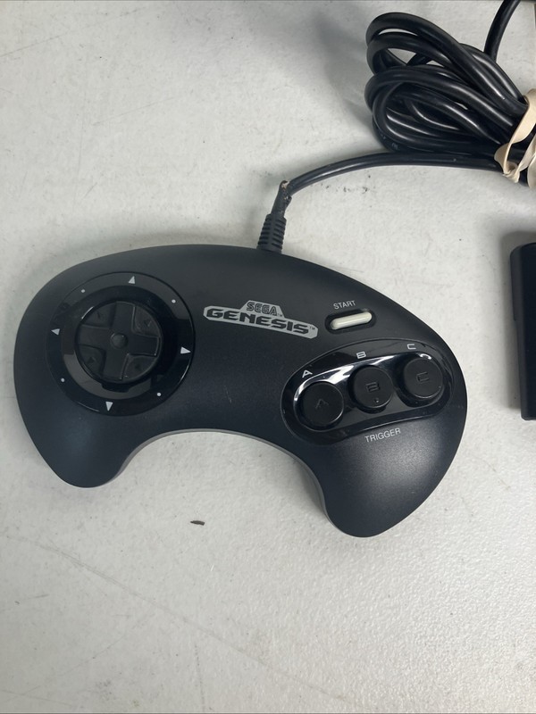 Sega Genesis System Model 1 Console Bundle 3 Games Sonic Football Basketball gallery