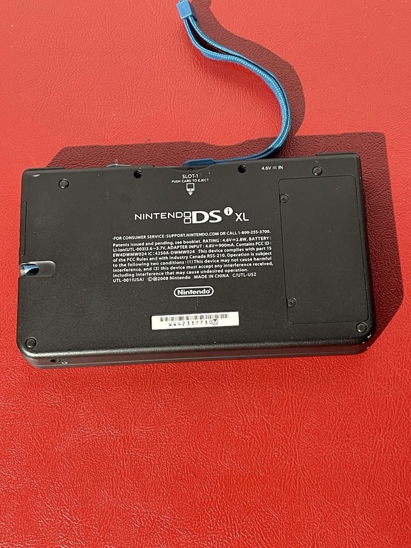 NINTENDO DSI XL BLUE FOR PARTS OR REPAIR NOT WORKING CRACKED SCREEN gallery