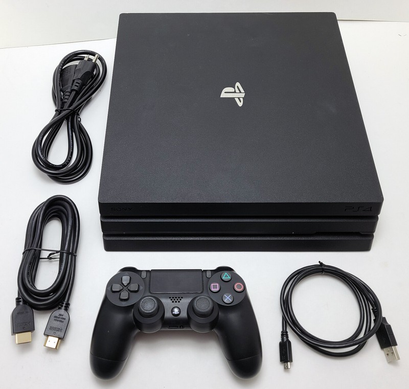 Sony PlayStation 4 Pro 1TB Console – Black (PS4 Pro) [video game] System Bundle