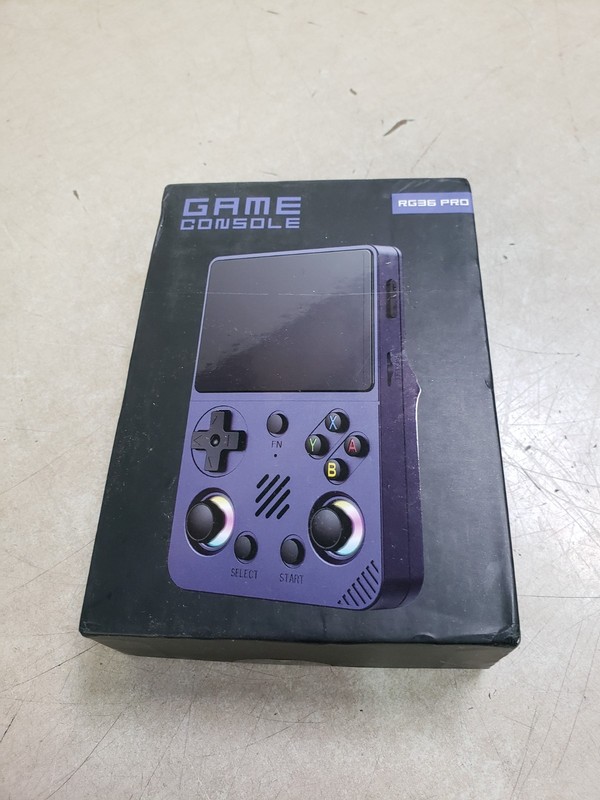 RG36PRO Retro Handheld Game Console – 64GB White – New, Sealed