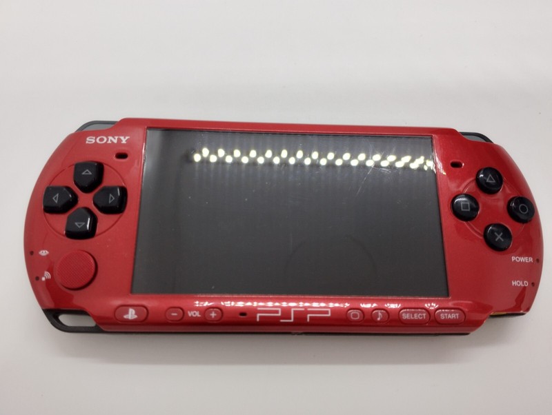 Radiant Red Sony PSP 3000 System w/ charger&Box [TESTED] Playstation gallery