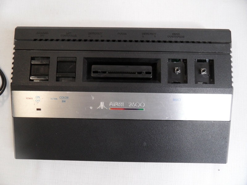 Atari 2600 Jr Short Rainbow Bundle w/ 2 Video Games, Joystick & Power Tested gallery