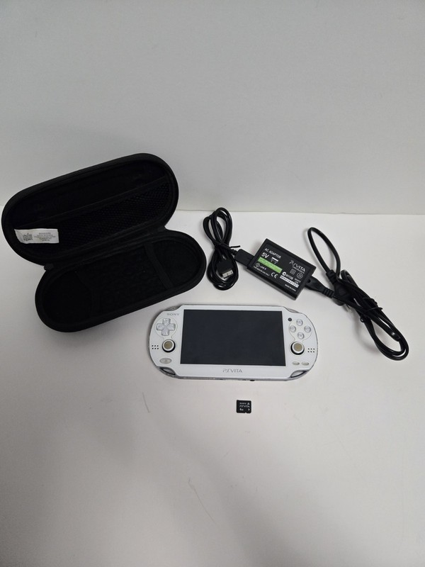 Sony Playstation Vita PS Vita PCH-1001 Handheld Console Gaming System White 4gb