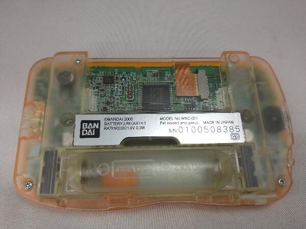 Bandai WonderSwan Color Crystal Orange Console Only [H] gallery