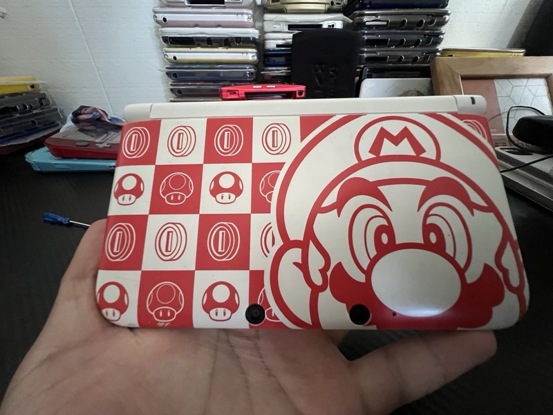 🇺🇸Nintendo Rare iQue 3DS XL Mario White Limited Edition Official Console