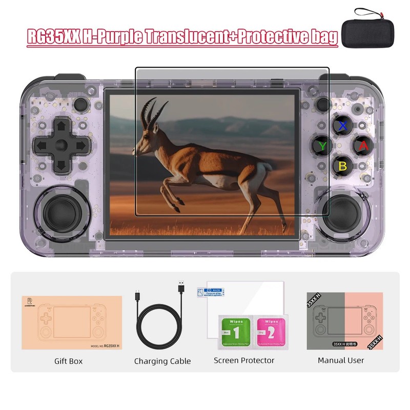 Anbernic RG35XX H 64Bit and held Consoles For Playing Video Games 3.5 inch IPS