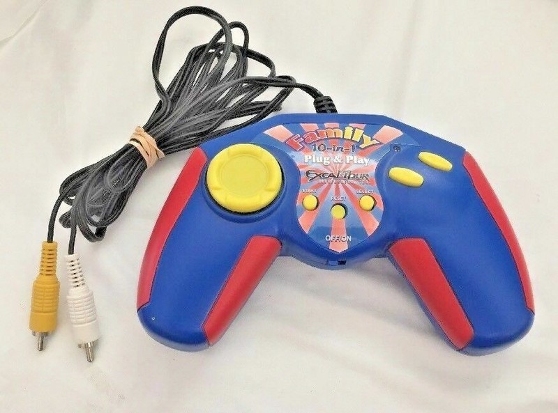 2 TV Plug & Play Video Game Systems: SpongeBob & Excalibur"10 in 1 Family Games" gallery