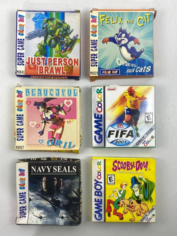 Nintendo Super Game Boy Color FELIX THE CAT Scooby-Doo! Cartridge China