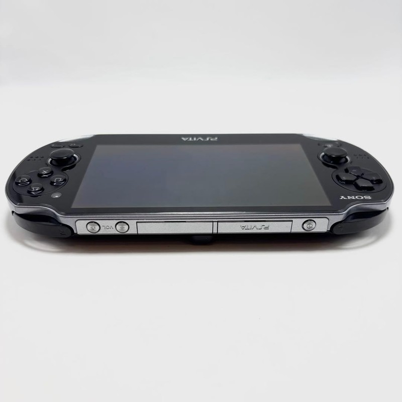 Sony PS Vita PCH-1100 Crystal Black OLED 3G Wi-Fi Handheld Console Japan gallery
