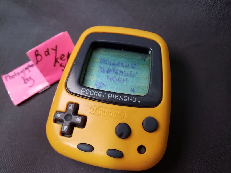 Pocket Pikachu 1 Yellow Black White LCD Virtual Pet Pedometer Game MPG-001 Japan gallery