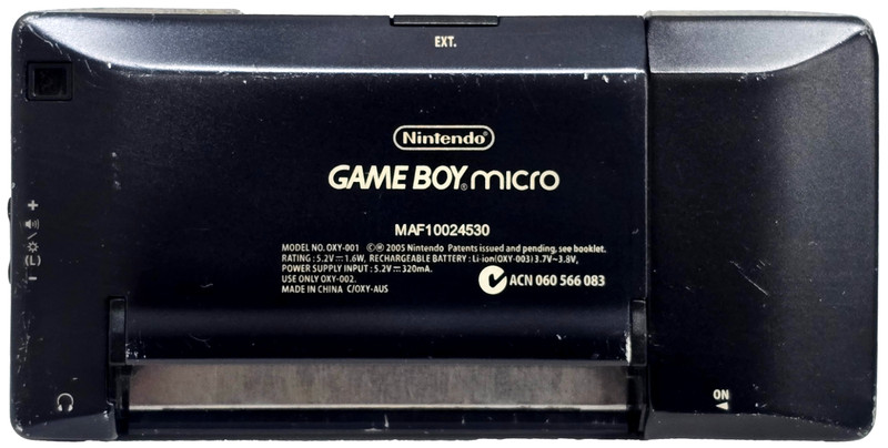 Genuine Black Nintendo Game Boy Micro (OXY-001) + Usb Charger gallery