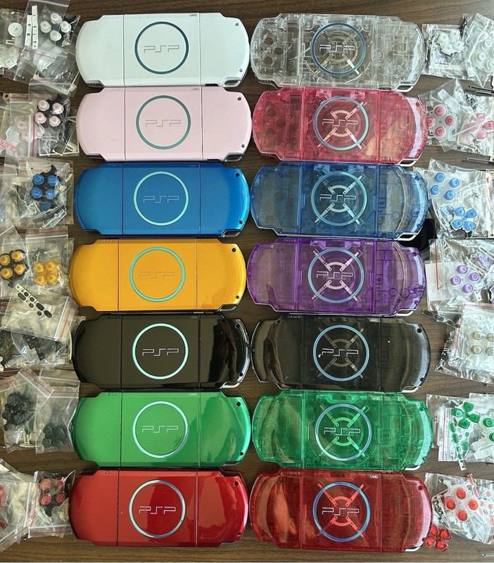 Sony PSP-3000 clear blue, purple, red, green, black FAST SHIPPING gallery