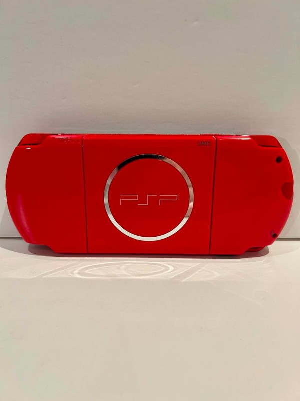 PSP 3000 (3001) God of War Limited Edition Black & Red Tested Working No Charger gallery