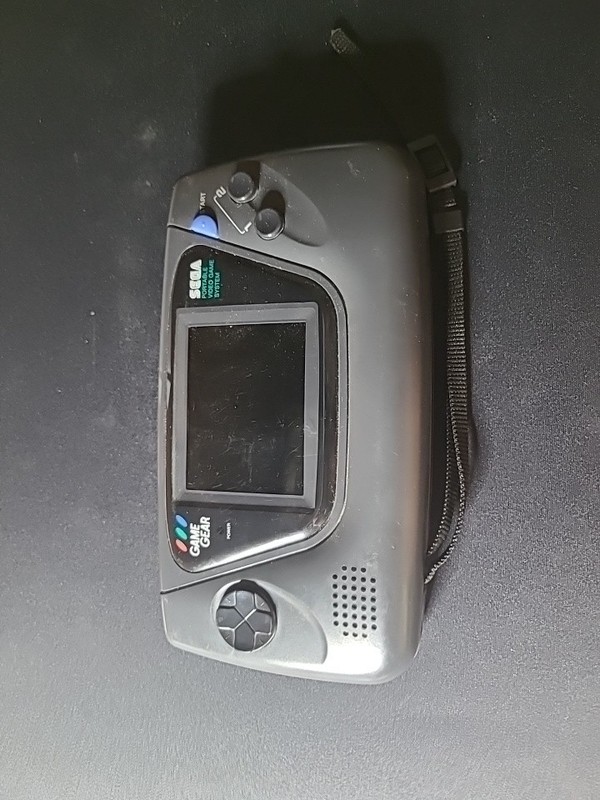 **Vintage** Clean Sega Game Gear Handheld System With Andre Agassi Tennis