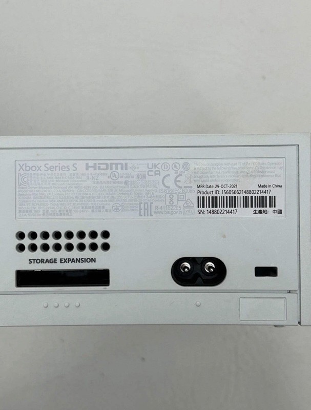 Microsoft Xbox Series S 512GB 1440p White Console HDMI Region Free MPN 1882 gallery