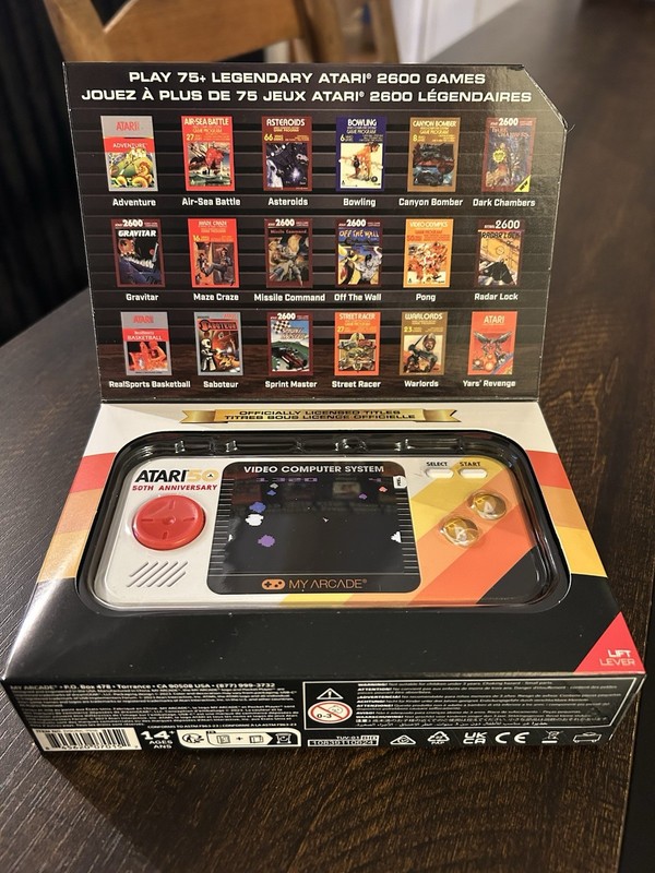 My Arcade Pocket Player Atari 50th