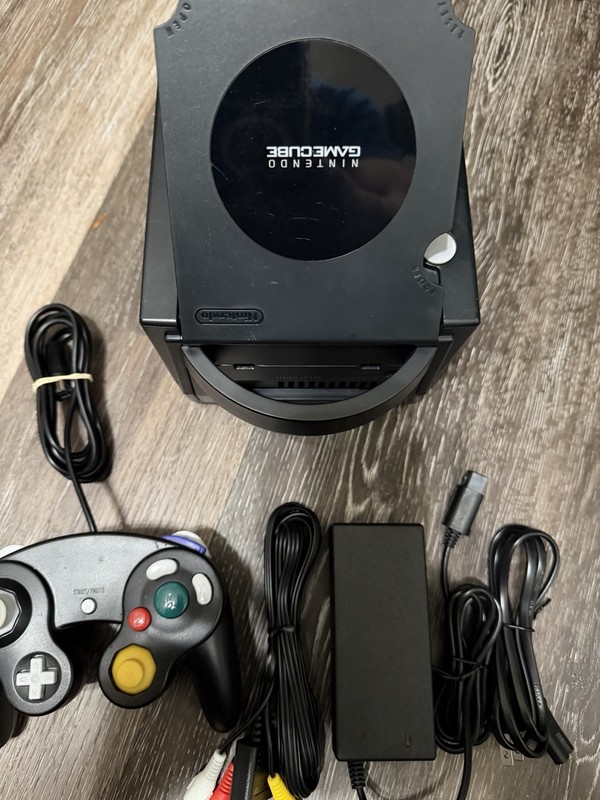 🔥 Nintendo GameCube - Black W/ Red Controller LED Upgrade, Recapped, Bundle ‼️ gallery