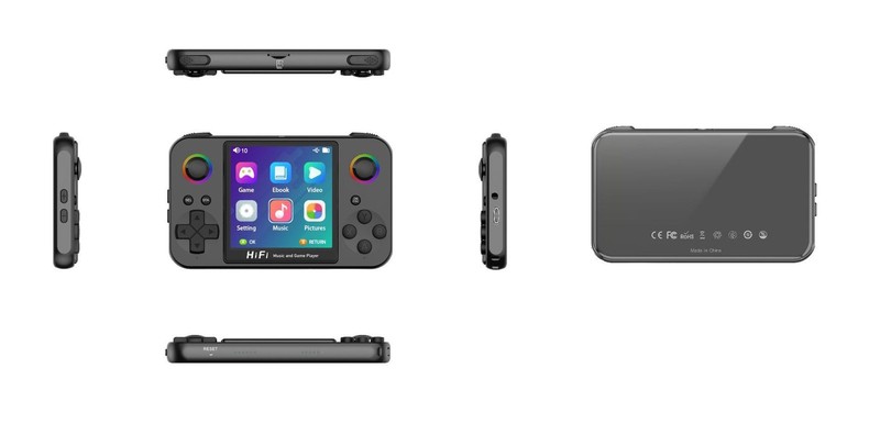 Colourbing L8 Pocket Retro Gaming Console – with MP3 player Function, Support