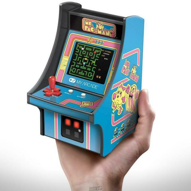 My Arcade Ms. Pac-Man Mini Video Game Battery or Micro USB Powered
