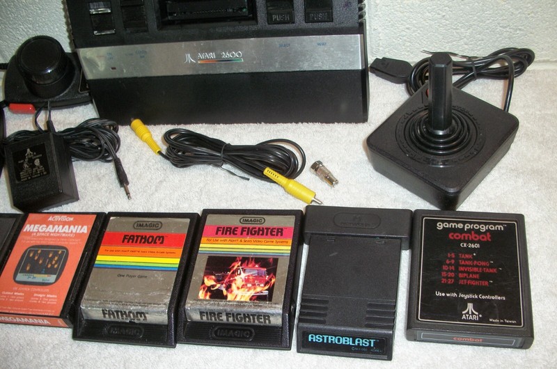 Original Atari 2600 Jr. Short/Small Rainbow Console System Bundle with 7 Games gallery