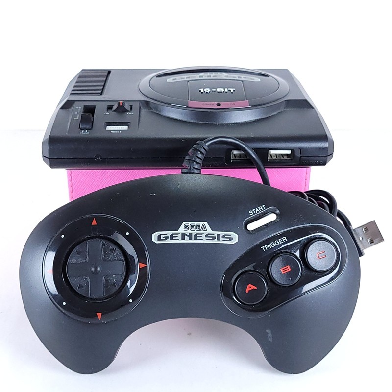 Sega Genesis Classic Mini 16 Bit Game Console 42 Games w/Controller Tested/Works