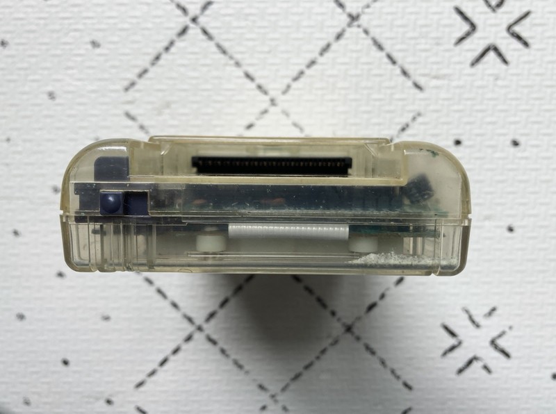 1989 ORIGINAL Nintendo Gameboy CLEAR Play It Loud W/ Matching Orginal Case gallery