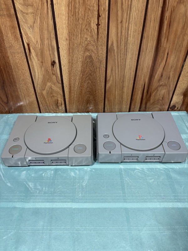 Sony PlayStation 1 LOT Of 2 Consoles Only (SCPH-1001) FOR PARTS Or REPAIRS 🔥🔥