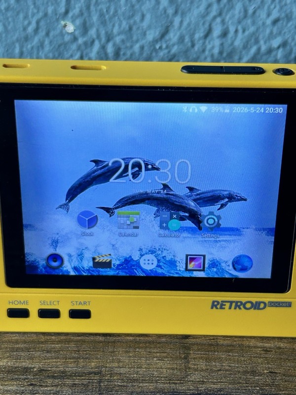 Retroid Pocket 2 - Handheld Retro Gaming System - Orange No Charger gallery