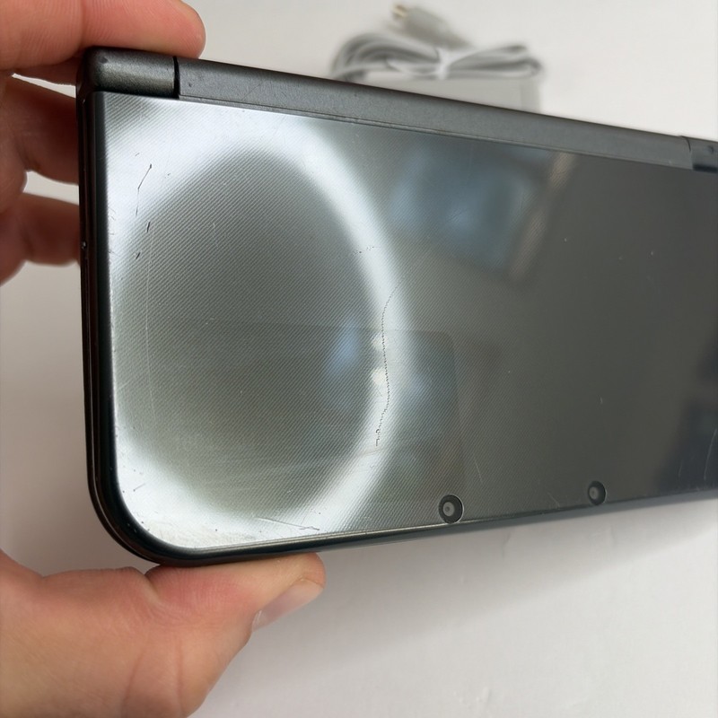 New Nintendo 3DS XL Gray Black Console, Top IPS Charger Stylus US Version gallery