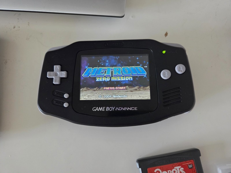 Nintendo Game Boy Advance Console System with IPS screen/new shell + few games