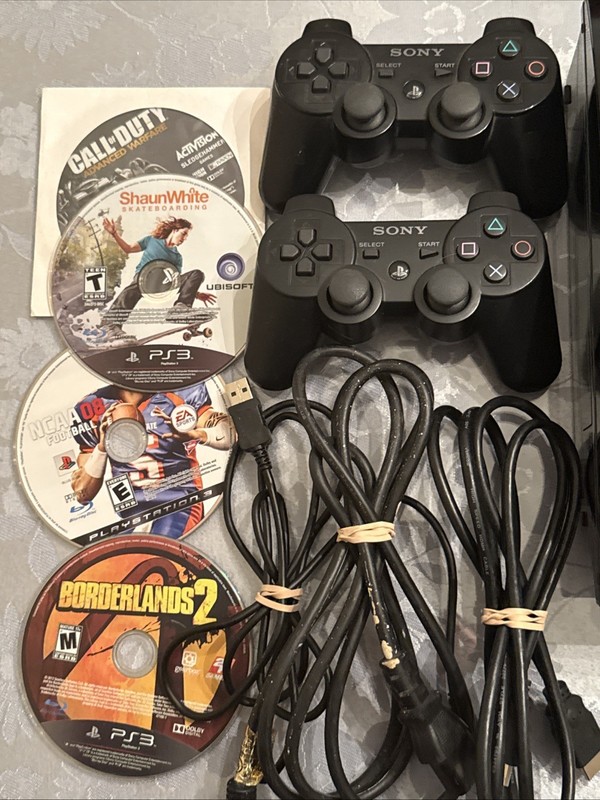 COMPLETE Sony PlayStation 3 Fat PS3 160GB Black Console Gaming System CECHP01 gallery