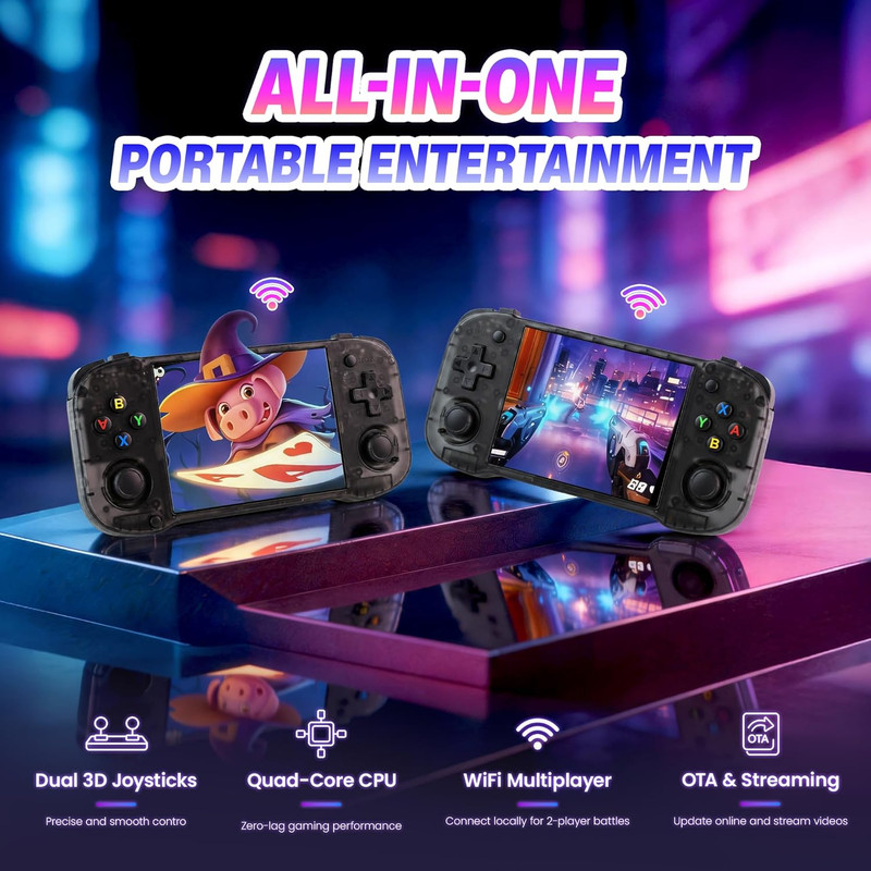 R46H Retro Handheld Game Console, Portable Gaming Console with 20,000+ Classic G gallery