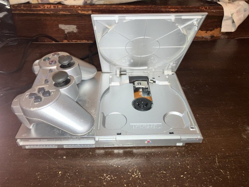Sony PS One Slim Silver Console w/ DualShock Controller, Memory Card Slot gallery