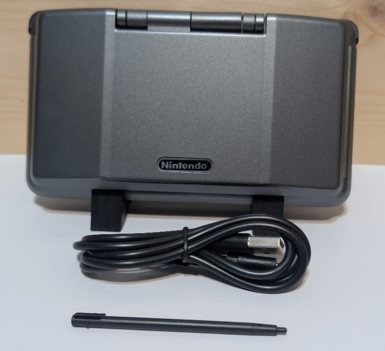 Nintendo DS NTR/Fat Grey Reshelled W/USB Cable New Battery & USB-C & Backlight gallery
