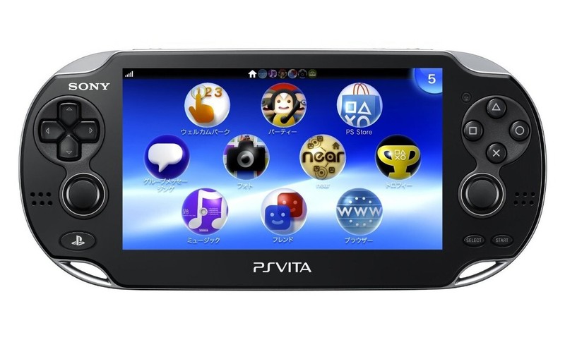 Sony PlayStation Vita (Crystal Black) FAT [PCH-1100] jp (Very Good)Handheld Game